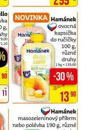 Teta Hamánke ovocná kapsička nabídka