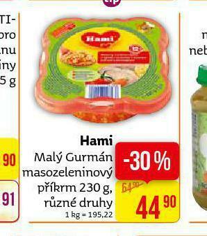 Teta Hami malý gurmán nabídka