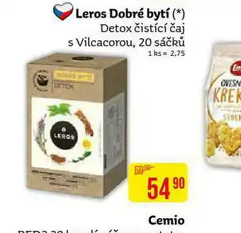 Teta Lerso dobré bytí detox čistící čaj nabídka