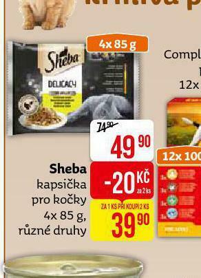 Teta Sheba kapsičky pro kočky nabídka
