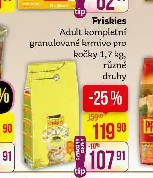 Teta Friskies adult kompletní krmivo pro kočky nabídka