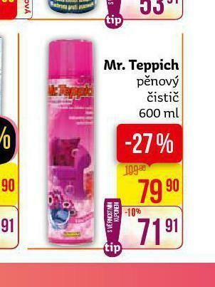 Teta Mr. teppich pěnový čistič nabídka