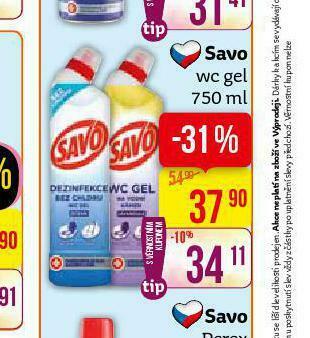 Teta Savo wc gel nabídka