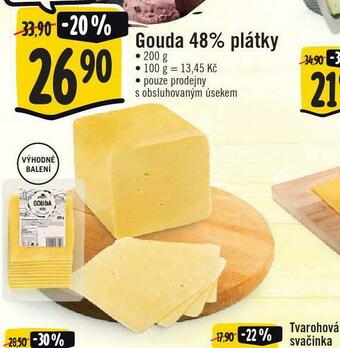 Jip Gouda 48% plátky nabídka