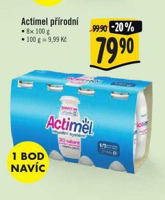 Jip Actimel přírodní nabídka