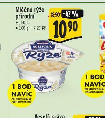 Jip Mléčná rýže přírodní nabídka