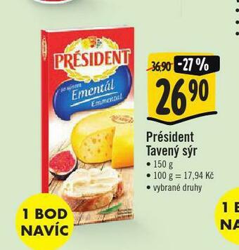 Jip Président tavený sýr nabídka