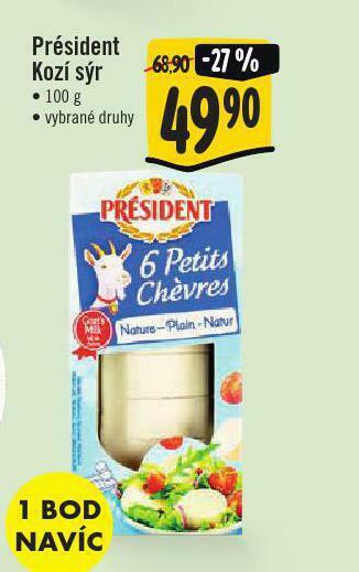 Jip Président kozí sýr nabídka