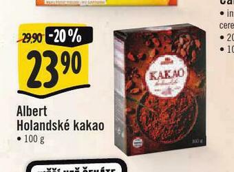 Jip Albert holandské kakao nabídka