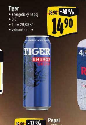 Albert Tiger energetický nápoj nabídka