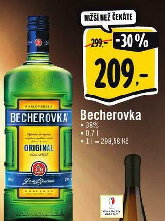 Albert Becherovka nabídka