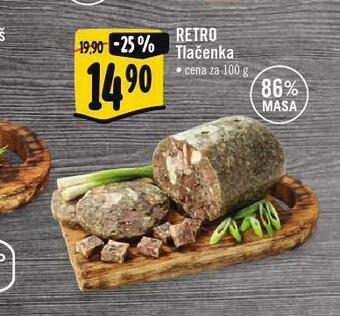Albert Retro tlačenka nabídka