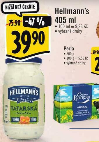 Albert Hellman´s tatarská omáčka, majonéza nabídka