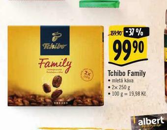 Albert Tchibo family mletá káva nabídka
