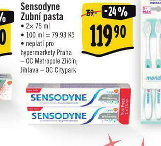 Albert Sensodyne zubní pasta nabídka