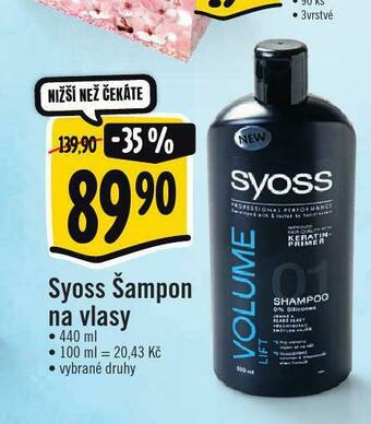 Albert Syoss šampon nabídka
