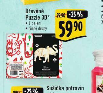 Albert Dřevěné puzzle 3d nabídka