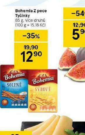 Tesco Bohemia z pece tyčinky nabídka