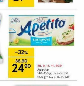 Tesco Apetito nabídka
