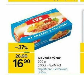 Tesco Iva ztužený tuk nabídka