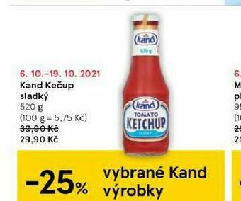 Tesco Kand kečup sladký nabídka