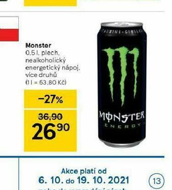 Tesco Monster nabídka