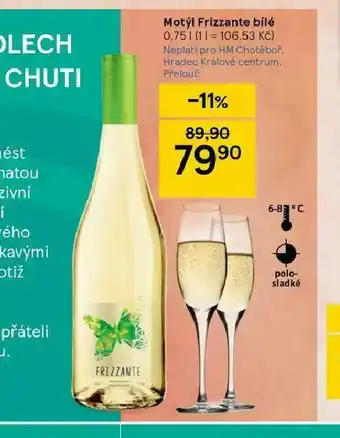 Tesco Motýl frizzante bílé nabídka
