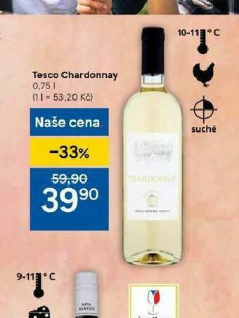 Tesco Tesco chardonnay nabídka