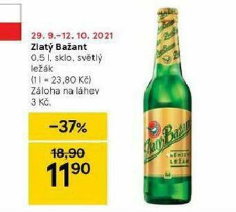 Pivo zlatý bažant
