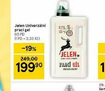 Tesco Jelen univerzální prací gel nabídka