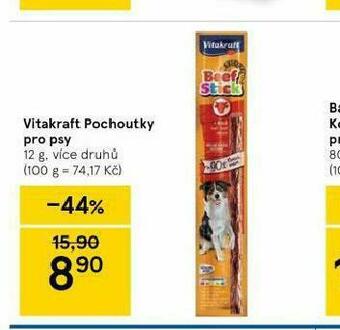 Tesco Vitakraft pochoutky pro psy nabídka