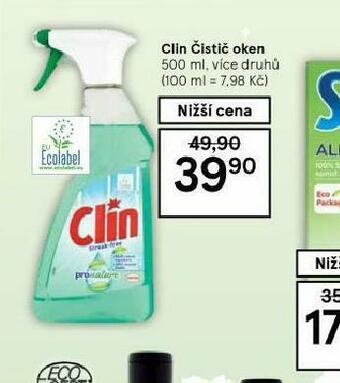 Tesco Clin čistič oken nabídka