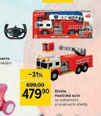 Tesco Dickie hasičské auto nabídka