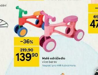 Tesco Malé odrážedlo nabídka