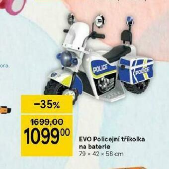 Evo policejní tříkolka na baterie