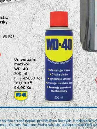 Tesco Wd-40 univerzální mazivo nabídka