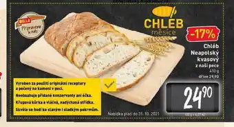 Billa Chléb neapolský kváskový nabídka