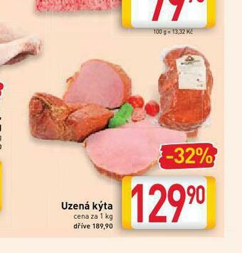 Billa Uzená kýta nabídka