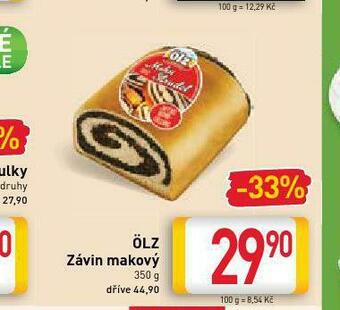 Billa Ölz závin makový nabídka