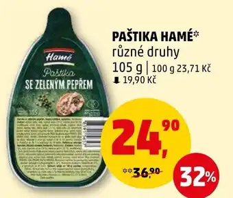 Penny Market PAŠTIKA HAMÉ nabídka