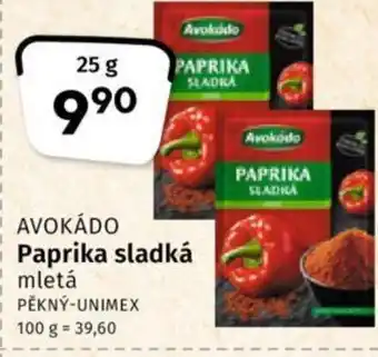 Coop AVOKÁDO Paprika sladká nabídka