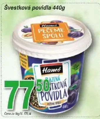 Hruška Švestková povidla 440g nabídka