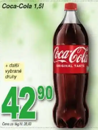 Hruška Coca-Cola 1,5L nabídka