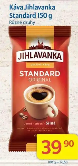 Kubík potraviny Káva Jihlavanka Standard 150 g nabídka