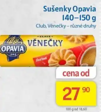 Kubík potraviny Sušenky Opavia 140-150 g nabídka