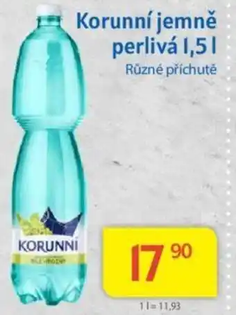 Kubík potraviny Korunní jemně perlivá 1,5L nabídka