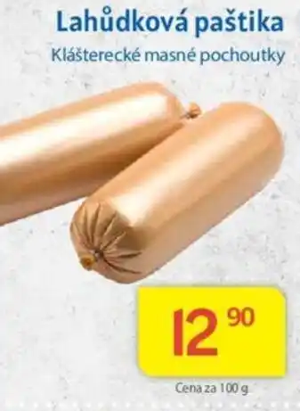 Kubík potraviny Lahůdková paštika nabídka