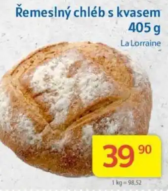 Kubík potraviny Řemeslný chléb s kvasem 405 g nabídka