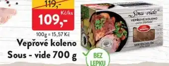 Vepřové koleno Sous-vide 700 g