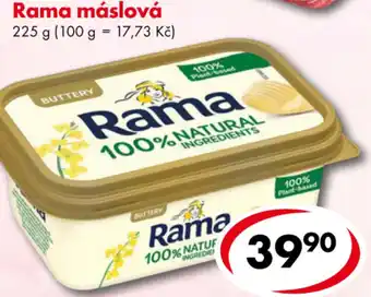 CBA Rama máslová nabídka